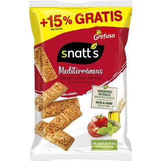 SNATT'S Mediterráneas Tomate Y Finas Hierbas 110 G