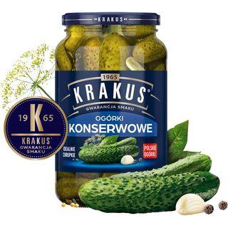 Krakus Ogórki konserwowe 920 g