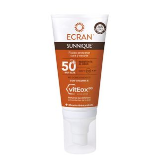 Fluido Solar Cara y Escote SPF 50+ - Ecran - 50 ml 8411135483408