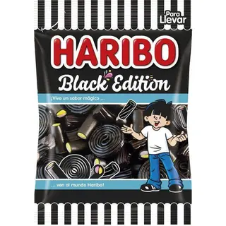 Regalíz Negro Black Edition Haribo, Bolsa 150 Gr. (25473711)