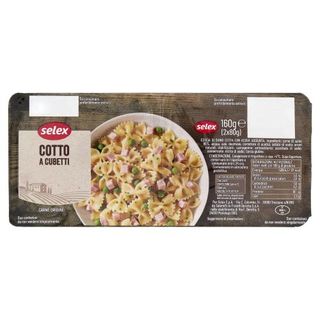 Prosciutto Cotto Cubetti Gr.80X2 Selex