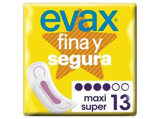 PENSOS HIGIÉNICOS FINA E SEGURA MAXI EVAX 13 UN