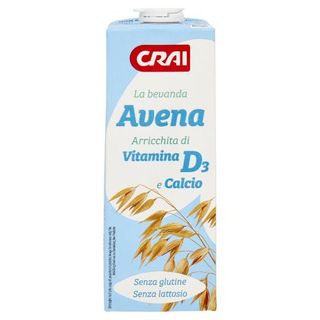 Crai La bevanda Avena Arricchita di Vitamina D3 e Calcio 1000 ml