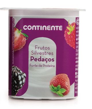 Iogurte Pedaços de Frutos Silvestres Continente (emb. 125 gr)
