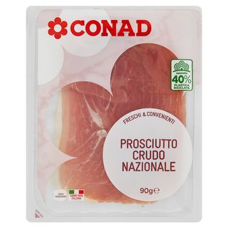 CONAD Freschi & Convenienti Prosciutto Crudo Nazionale 90 g - 8003170091207