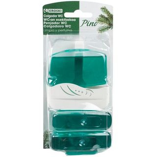Colgador Líquido Wc Pino Eroski, 1 Aparato + 3 Recambios