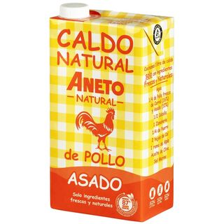 Caldo De Pollo Asado Aneto, Brik 1 Litro (26224873)