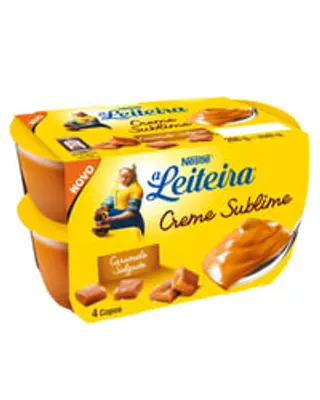 Creme sublime caramelo A Leiteira 4x65 g