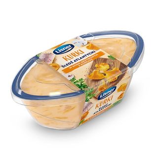 Lisner Śledź atlantycki w sosie grzybowym z kurkami, 280 g