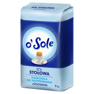 Osole - Sól stołowa, spożywcza, jodowana - 1 kg
