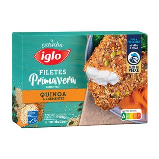 Filetes Primavera Quinoa e 4 Sementes Iglo (emb. 250 gr (2 un))