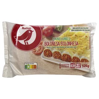 Canelones Boloñesa Auchan 525G