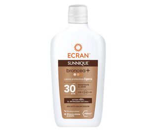Leche Solar Prot. Sunnique Broncea+ Spf30 Ecran 370Ml