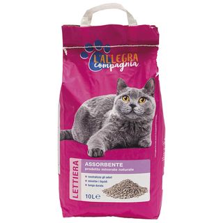 L`Allegra Compagnia - Lettiera assorbente sepiolite 10 lt