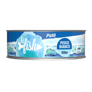 Hi fish cat gr.85 kitten pesce bianco