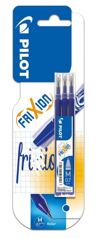 Pilot 3 Refill Blu Frixion Ricariche Cancellabili