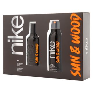 Set Sun&Wood Man Eau De Toilette 100 Ml Vaporizador + Desodorante Spray 200 Ml Nike 121567 (8414135044150)