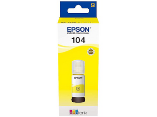 Cartucho De Tinta - Epson 104 Ecotank Ink Bottle, Amarillo (1447823)