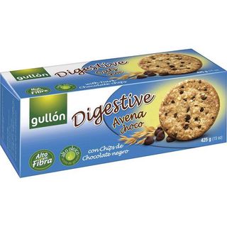 Galleta Digestive De Avena Con Chocolate Gullón, Caja 425 G