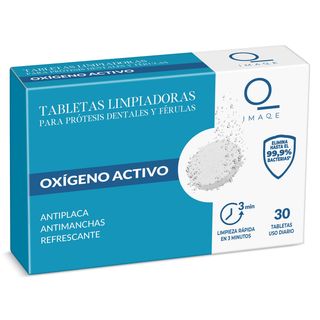 Tabletas Limpiadoras Para Prótesis Dental Imaqe De Día Caja 30 Uds