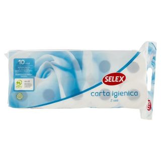 Selex Carta Igienica 2 Veli 10 Rotoli - 581035