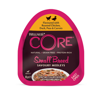 Wellness Core Small Breed Grain Free Pollo Y Pato Tarrina Para Perros 0.085Kg