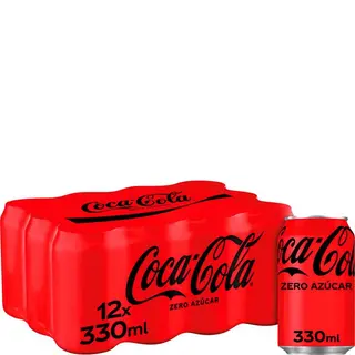 Coca Cola Zero Refresco De Cola Zero Pack Lata 12X33 Cl