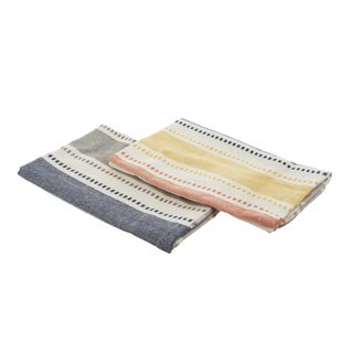 Set 2 tovaglioli a righe 40x40 cm - in cotone