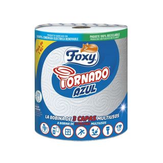 Papel Multiusos Foxy Tornado Azul Rollo 1 Ud (187746)