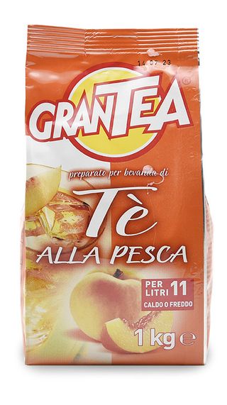 Preparato solubile per tè alla pesca