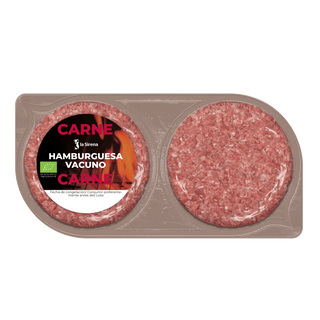 Hamburguesas De Vacuno Bio Bandeja 240 Gr.