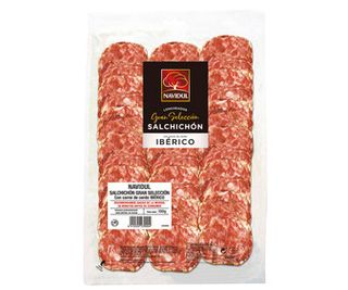 Salchichón de Cerdo Ibérico sin Gluten y Cortado en Lonchas 100 G.
