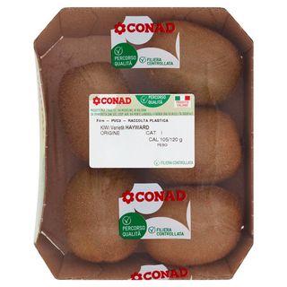 CONAD Percorso Qualità Kiwi Hayward Italia Cal 105/120g 500 g - 8003170015753