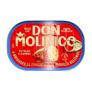 Pimiento D.Molinico Piquillo Relleno Bacalao Y Gambas 260 Gr