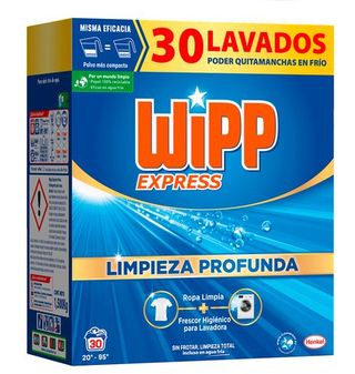 Detergente Wipp Express Polvo 30 Dosis
