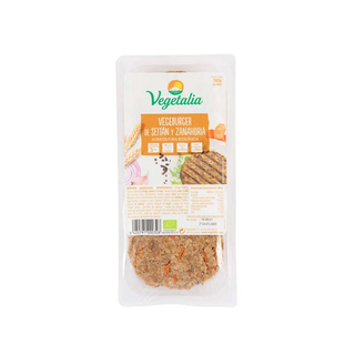 Hamburguesa Seitan/Zanahoria Eco Veget.