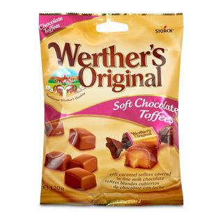 Caramelos Clásicos De Toffee Con Chocolate Werther'S Bolsa 120 G