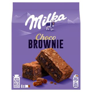 Milka - Ciastka z czekoladą i kawałkami czekolady mlecznej Choco Brownie - 150 g