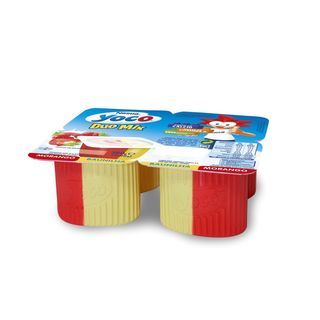 Queijinho Polpa Morango e Baunilha Infantil Pack 6 Yoco 90G