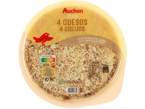 PIZZAS 4 QUEIJOS AUCHAN 400 G
