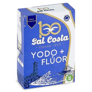 Sal Marina Con Yodo Y Flúor Costa 1 Kg