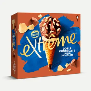 Nestlé - Conos Tres Chocolates Espirales Extreme 6 Uds