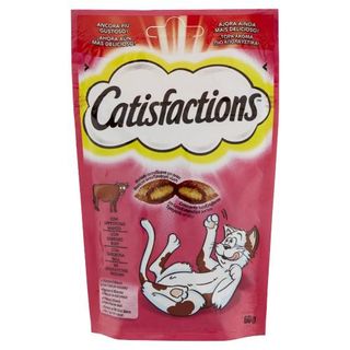 Catisfactions Snack Gatto Con Appetitoso Manzo 60 G - 113225