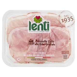 Lenti Lenti&Lode Prosciutto Cotto alle Erbe Grigliato 0,120 kg