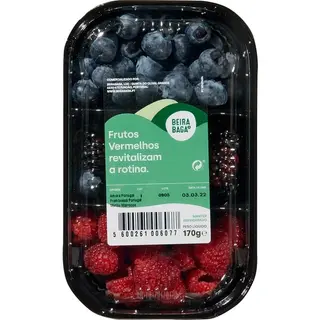 Frutas do Bosque Trimix Cuvete 170 g - 18155800149