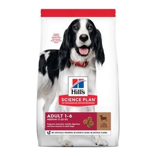 Hill'S Science Plan Adult Medium Cordero Y Arroz Pienso Para Perros 14Kg