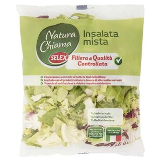 Selex Natura Chiama Insalata Mista Lavata E Pronta Per Il Consumo 200 G - 440083