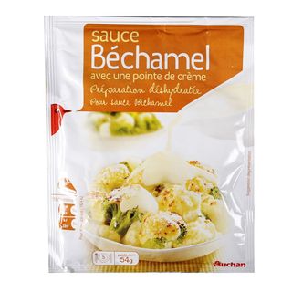 Auchan - Sauce Bechamel - Sos beszamelowy ze śmietanką w proszku - 54 g