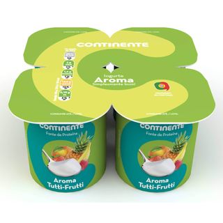 Iogurte Aroma Tutti Frutti Continente (emb. 500 gr (4 un))