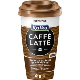 Caffé Latte Cappuccino Kaiku Vaso 370 Ml